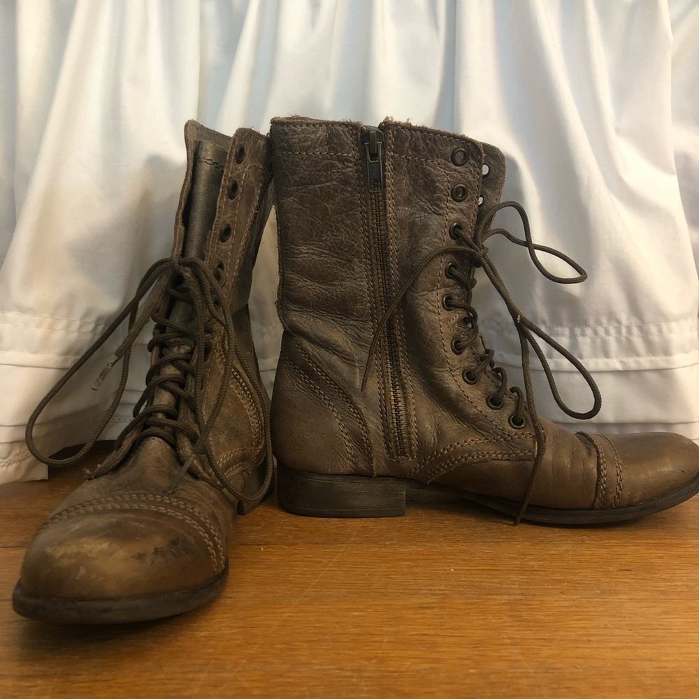 Steve Madden combat boots